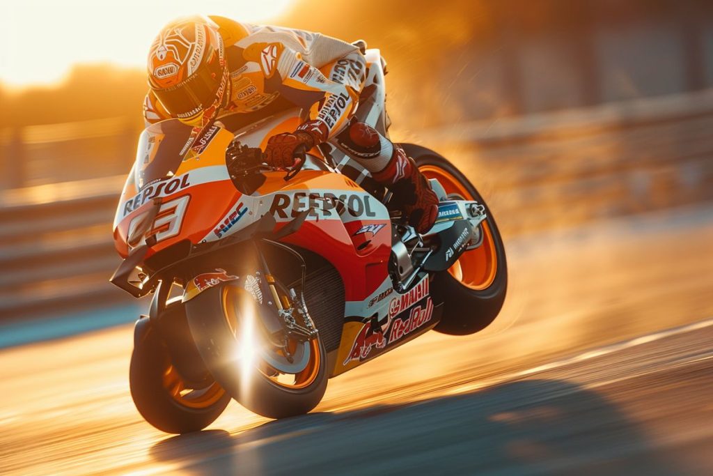 Course de MotoGP en Espagne : Marc Marquez mène la course malgré une erreur de Pedro Acosta lors de la grille de départ