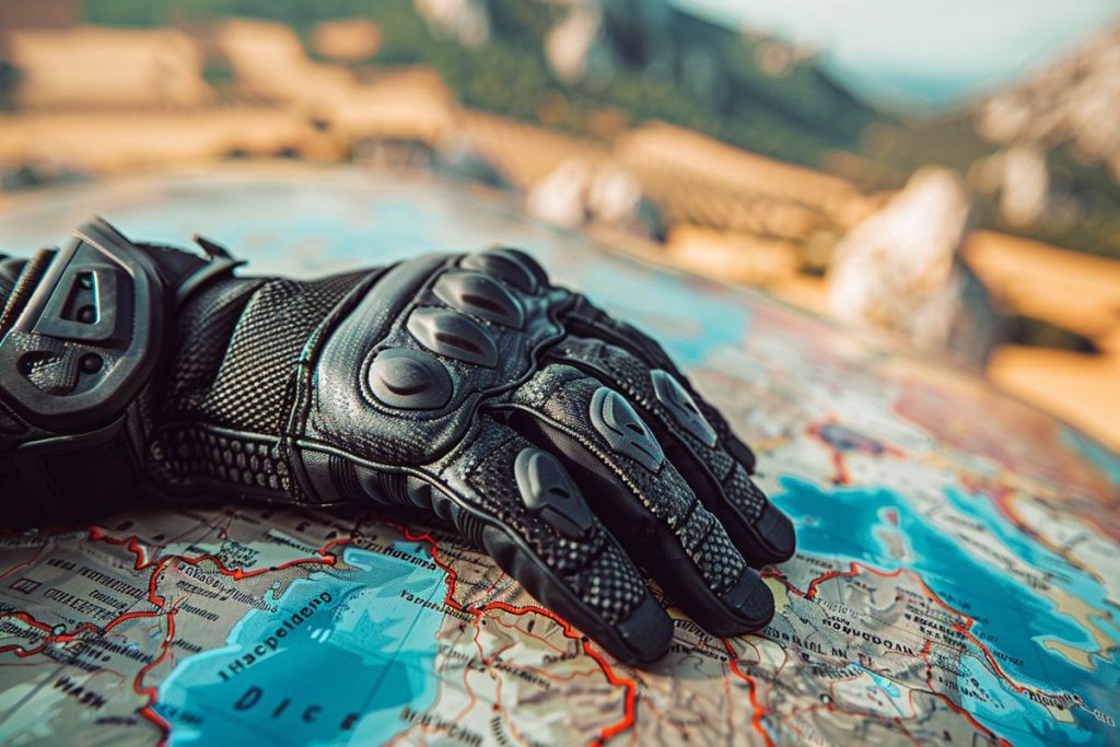 Découvrez les gants de moto d'été d'une marque française mettant le carbone à l'honneur